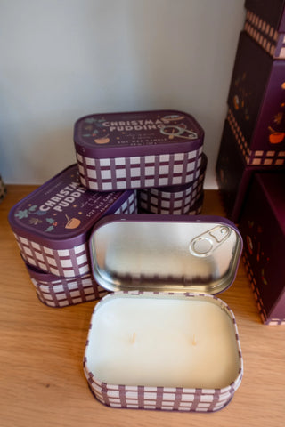 Christmas Pudding Tin Candle - Paddywax