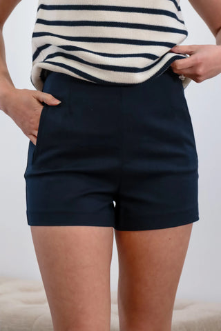 Camden High Waisted Trouser Shorts