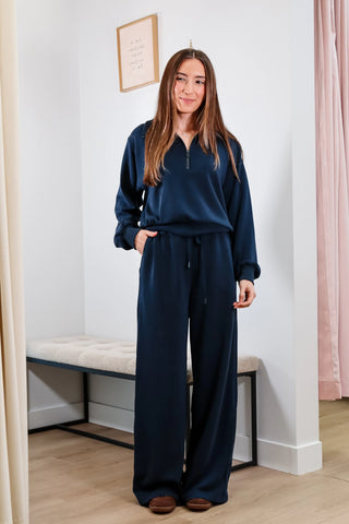 Julia - Sweatpants - Navy
