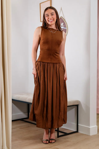 Jessie Faux Suede Dress