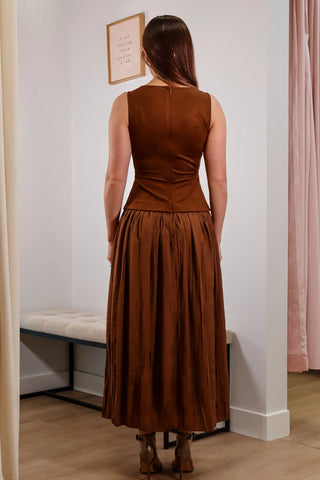 Jessie Faux Suede Dress