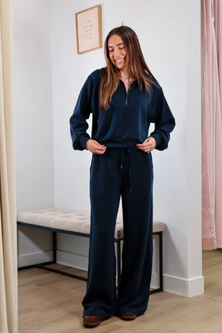 Quarter zip top, Quarter Zip Sweatshirt, Navy Sweatshirt, Navy Quarter zip, Soft quarter zip, soft sweatshirt, navy top, navy zip up