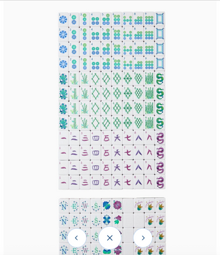 Lagoon Mahjong Tile Set by Oh My Mahjong