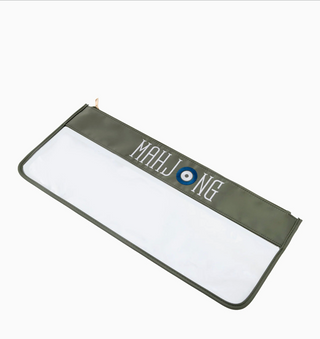 Forest green mahjong tile bag, Oh My Mahjong bag, tile bag