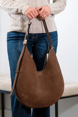 Mira Leather Shoulder Bag - Dolce Vita