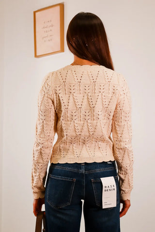 Cream Cardigan, Cardigans for fall, textured cardigan, cream textured cardigan, fall outfit inspo, cardigan outfit inspo, winter cream cardigan, cardigans, trending cardigans