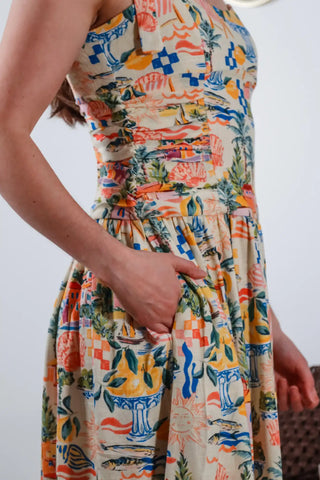 Vacation Dress, vacation dress inspo, Summer dress inspo, Amalfi coast dress, italy vaca dress, italy must haves