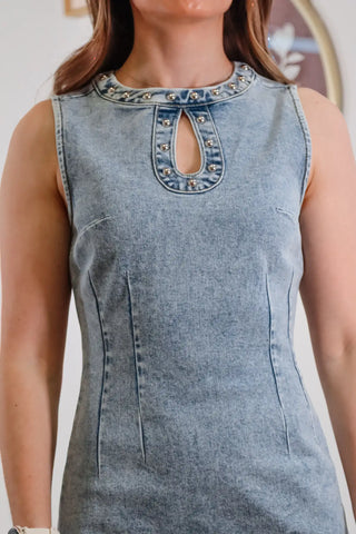 Denim Dress, Country Thunder dress inspo, chunder outfit inspo, Denim Dress, Jean dress, Country fit