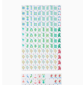 Pippa Mahjong Tiles - Oh My Mahjong, Mahjong tiles, Tiles, Oh My Mahjong, Cute Mahjong Tiles, Spring color tiles. 