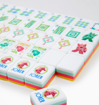 Pippa Mahjong Tiles - Oh My Mahjong, Mahjong tiles, Tiles, Oh My Mahjong, Cute Mahjong Tiles, Spring color tiles. 