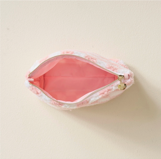 Checkered Pouch - Pink - Large