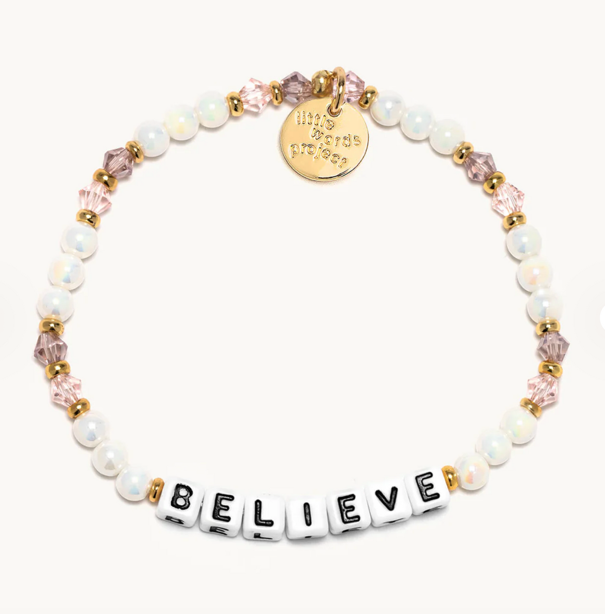 Believe- Little Words Project Bracelet