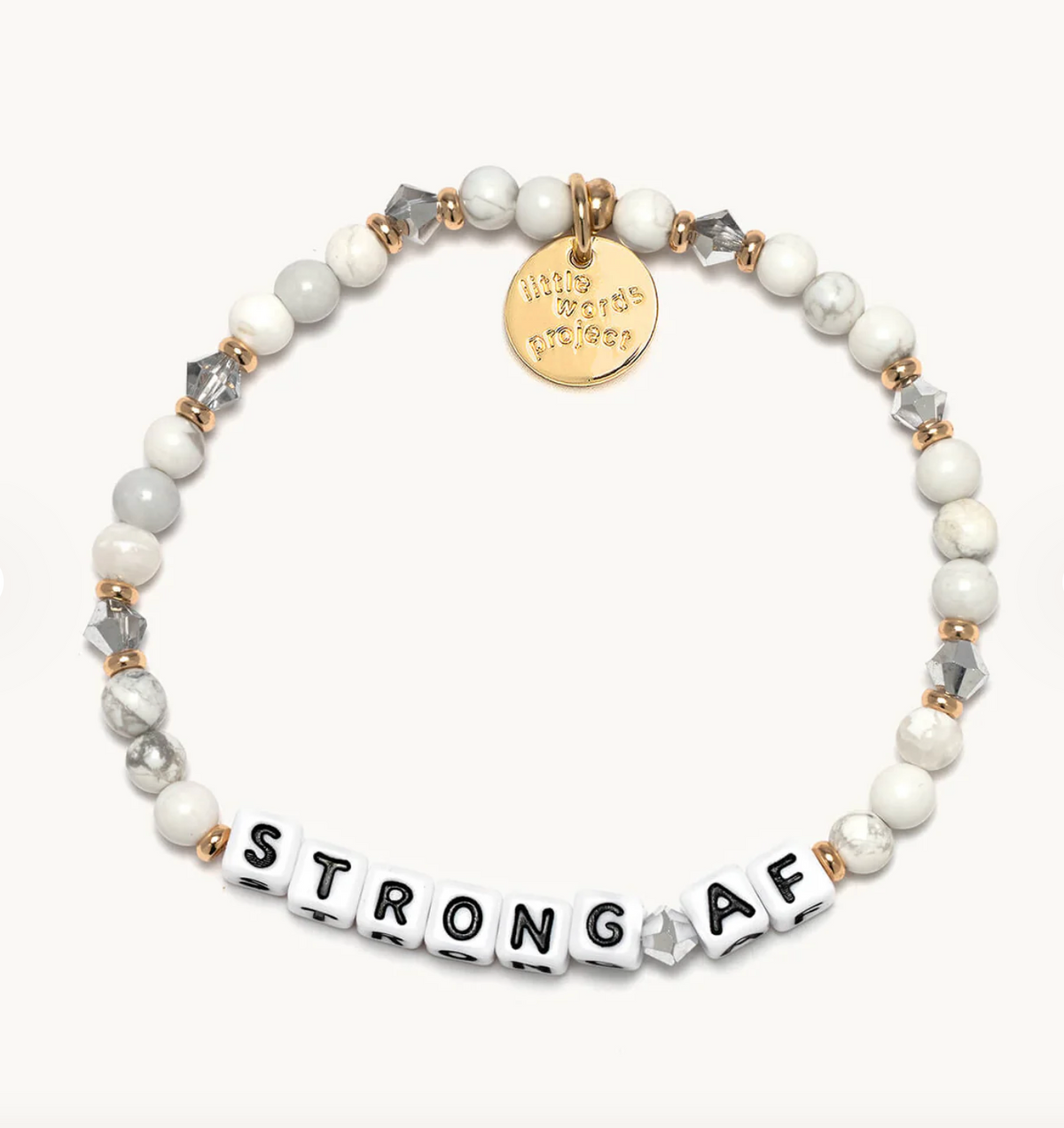 Strong AF - Little Words Project Bracelet