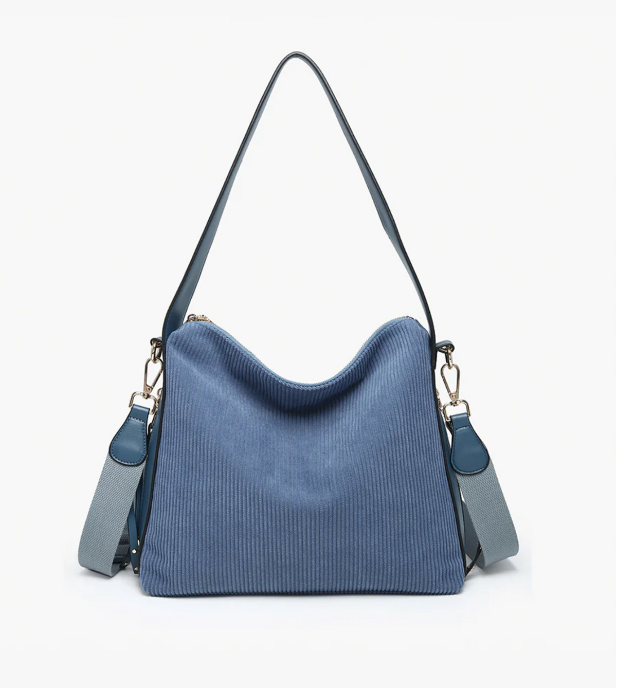 Cute In Corduroy - Purse - Denim