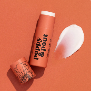 Poppy & Pout - Lip Balm - Pomegranate Peach
