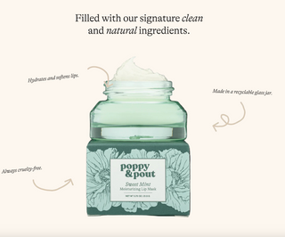 Poppy & Pout - Lip Mask - Sweet Mint
