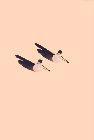 Morse Code - Studs - Cherry