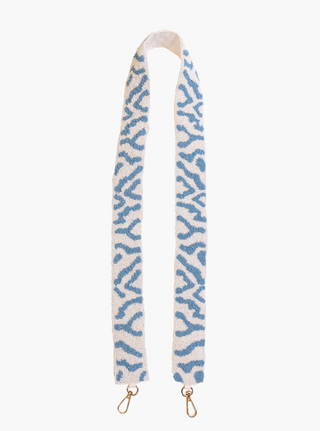 Tiger Blue - Beaded Purse Strap