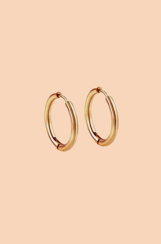 perfect everyday gold hoop earring, classic gold hoop earrings 