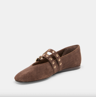 Baylee Ballet Flat - Dark Brown