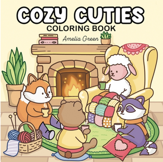 Cozy Cuties Coloring Book - Amelia Green