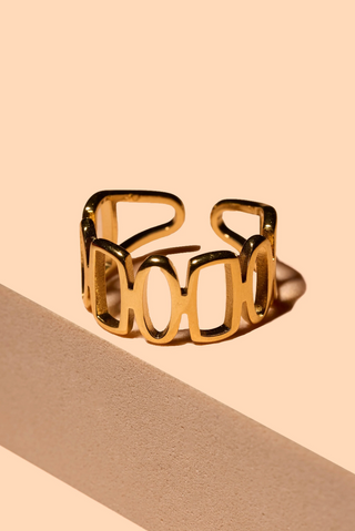 gold ring, cute gold rings, adjustable rings, adjustable gold rings, fun rings, fun gold rings, gold ring with holes, rings with holes