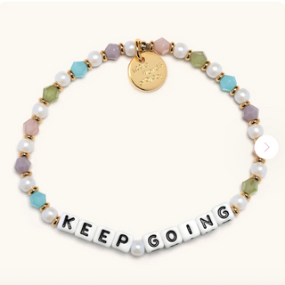 Keep Going - Little Words Project Bracelet