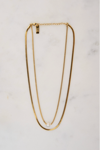 Cove Necklace - Double Chain