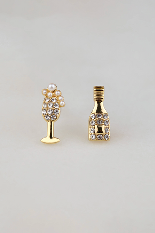 Pop The Bubbly - Stud Earrings