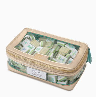 Mahjong tile bag, tile bag for mahjong, cute mahjong tile bag, cream mahjong tile bag, bag for mahjong tiles, floral mahjong tile bag, tile bag mahjong