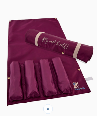 Let's Rack & Roll - Mahjong Rack Storage - Burgundy