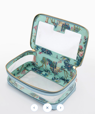 Mahjong Tile Storage Bag - Oh My Mahjong - Metallic Light Blue