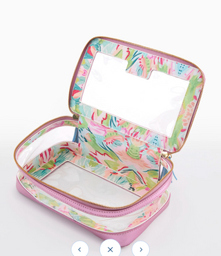 Mahjong Tile Storage Bag - Oh My Mahjong - Metallic Pink