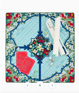 Winterberry Mahjong Mat - Oh My Mahjong PRE-ORDER