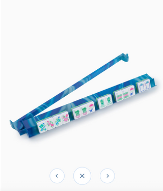 BLUE LACE AGATE MAHJONG RACKS - Oh My Mahjong