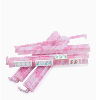 PINK QUARTZ MAHJONG RACKS - Oh My Mahjong