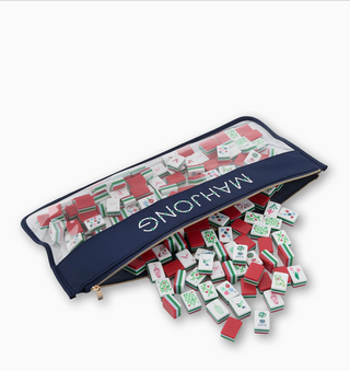 Mahjong Tile Storage Bag - Oh My Mahjong - Navy
