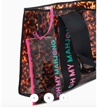 Mahj Tortoise Jelly Tote Bag - Oh My Mahjong