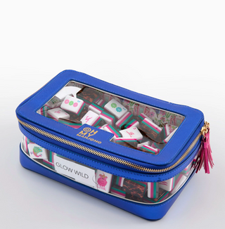 Mahjong Tile Storage Bag - Oh My Mahjong - Blue