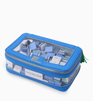 Mahjong Tile Storage Bag - Oh My Mahjong - Light Blue