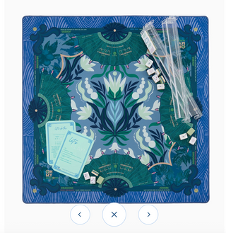 Willow Starter Kit - Oh My Mahjong, Blue Mahjong Mat, Mahjong mat, Oh My Mahjong, Cute Mahjong Mat, Trending Mahjong Mat