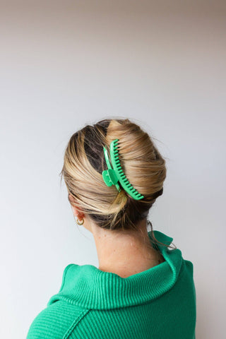 Shiny Midi Hold Everything Claw: LIGHT TORTOISE