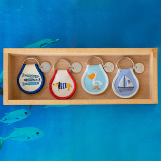 Patch Keychain - Sweater Dog