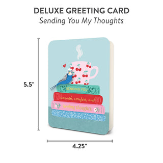 Sending You My Thoughts Deluxe Greeting Cards