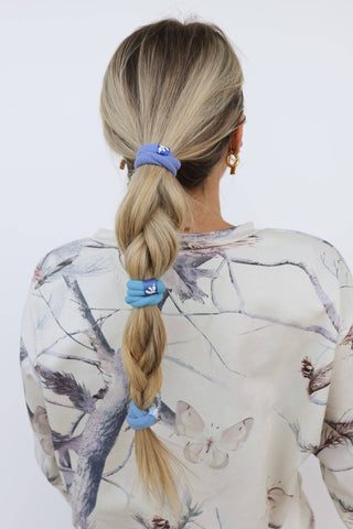 cute hair ties, colorful hair ties, thick hair ties, kaxi hair ties, hair ties that dont tip out your hair, hair ties that dont leave bumps in your hair, hair ties good for thick hair