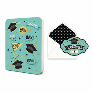Caps Off to You! Deluxe Greeting Card