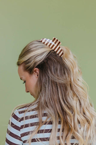 POLKA DOT & STRIPED OVERSIZED CLAWS: PINK AND BLUE POLKA DOT